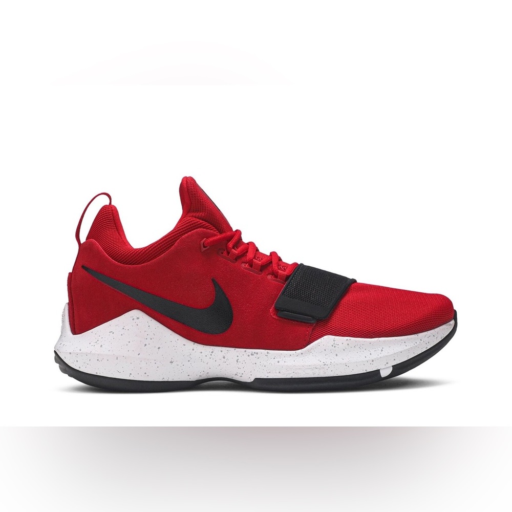 NWT Nike PG 1 Paul George University Red/BlackBasketball Shoes 878627-602 13.5 - Picture 3 of 15